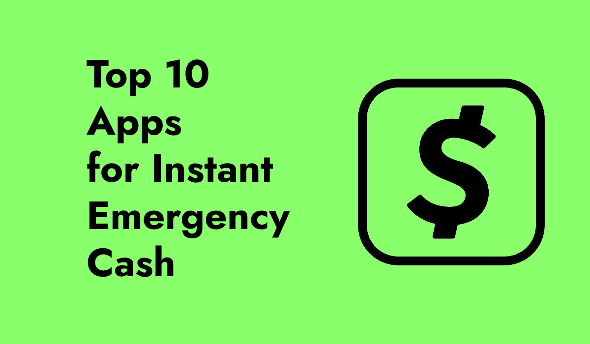 Emergency cash immediately apps