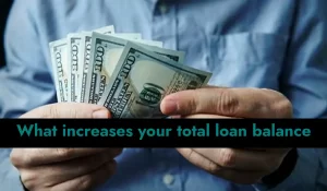 what increases your total loan balance